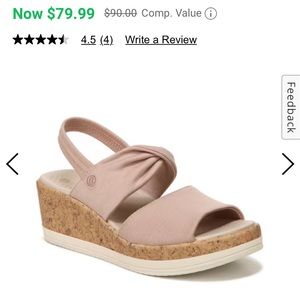 BZees Remix Wedge Sandal size 8